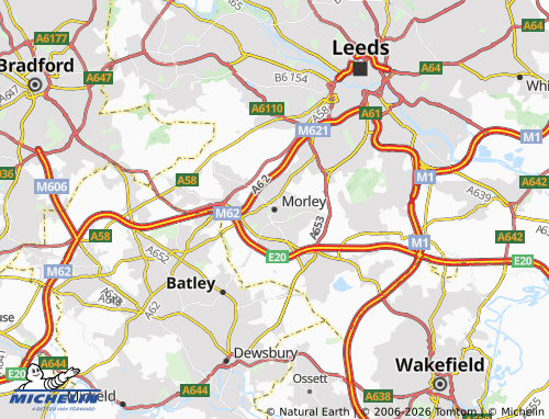MICHELIN Morley map - ViaMichelin