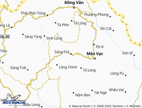 MICHELIN Sủng Trà map - ViaMichelin