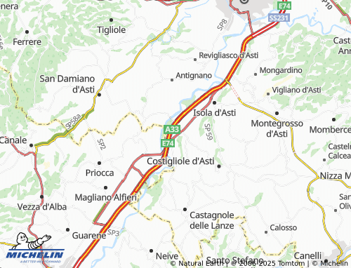 Carte MICHELIN Valentino - ViaMichelin