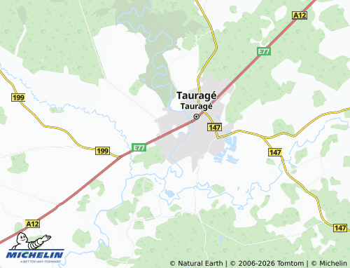 Mapa MICHELIN Butkeliai - ViaMichelin
