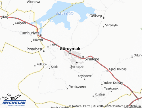 Mappa MICHELIN Yeşilova - ViaMichelin