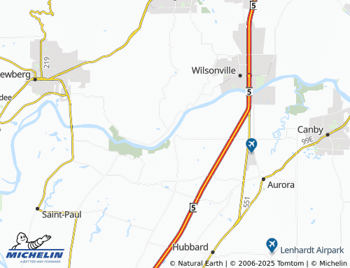 MICHELIN Butteville map - ViaMichelin
