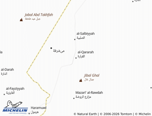 MICHELIN-Landkarte al-Qararah - ViaMichelin