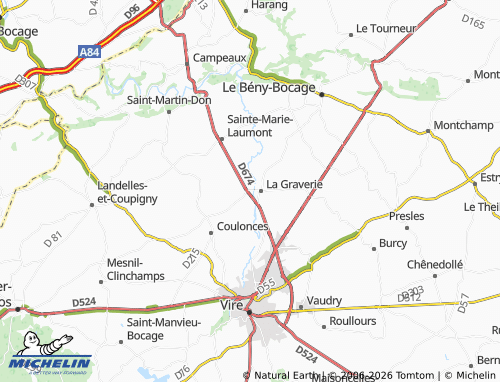 MICHELIN Étouvy map - ViaMichelin