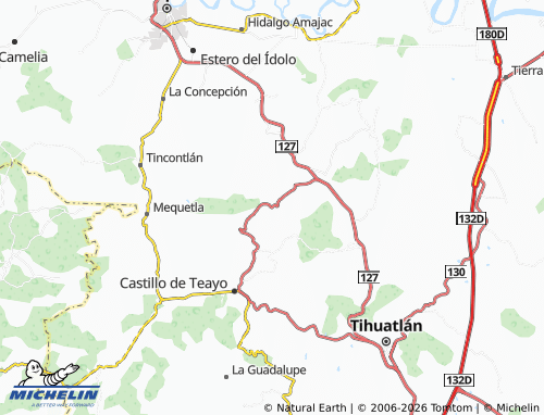 Mapa MICHELIN Santa Cruz - ViaMichelin
