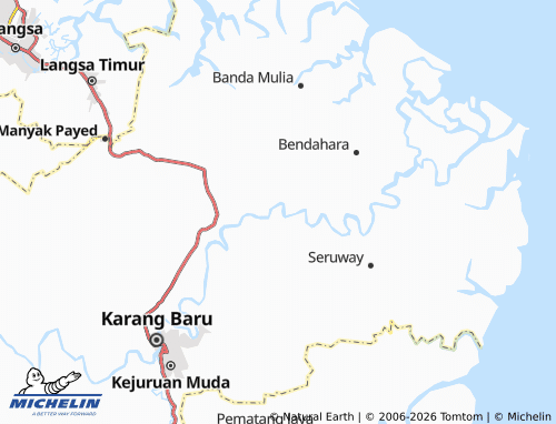 Mapa MICHELIN Padang Langgis - ViaMichelin