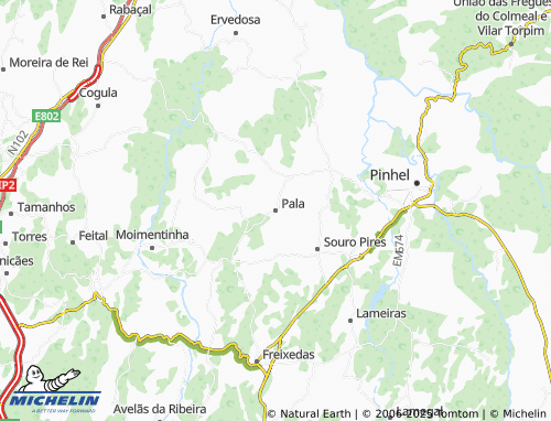 MICHELIN Pala map - ViaMichelin