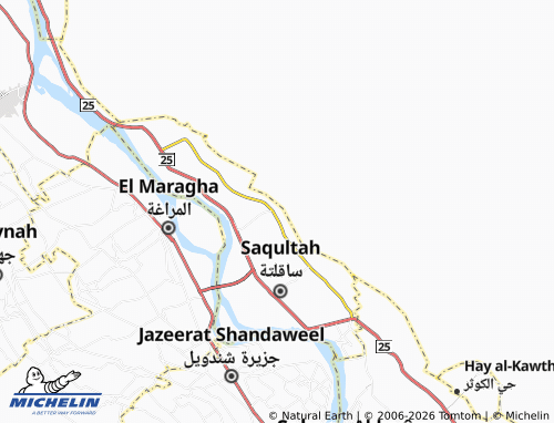 Mapa MICHELIN Nujou' al-Riyayinah - ViaMichelin