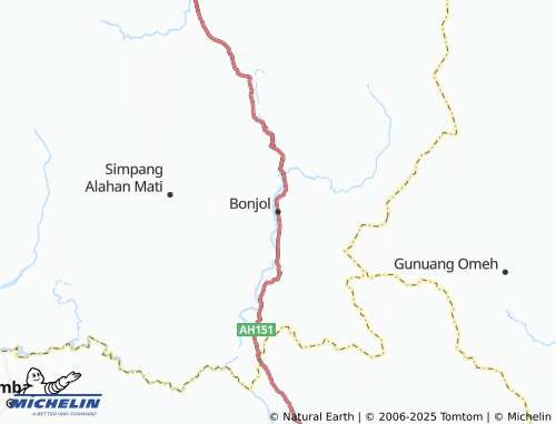 MICHELIN Bonjol map - ViaMichelin
