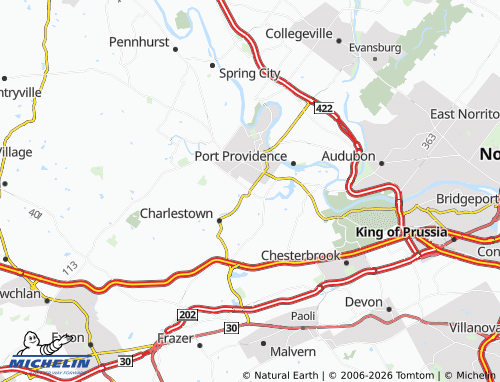 Mappa MICHELIN Schuylkill - ViaMichelin
