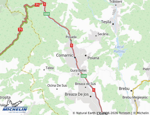 Mappa MICHELIN Comarnic - ViaMichelin