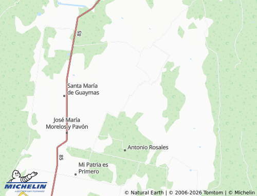 MICHELIN Triunfo Santa Rosa map - ViaMichelin
