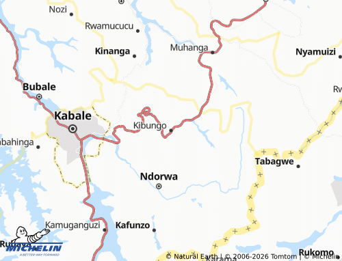 Mappa MICHELIN Kibungo - ViaMichelin