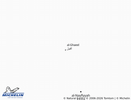 MICHELIN-Landkarte al-Ghaeel - ViaMichelin