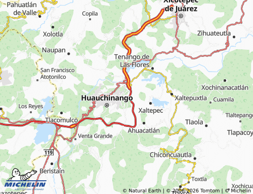 Mapa MICHELIN Cuacuila - ViaMichelin