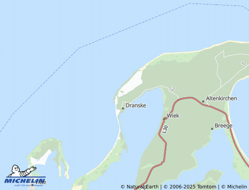 MICHELIN Dranske Hof map - ViaMichelin