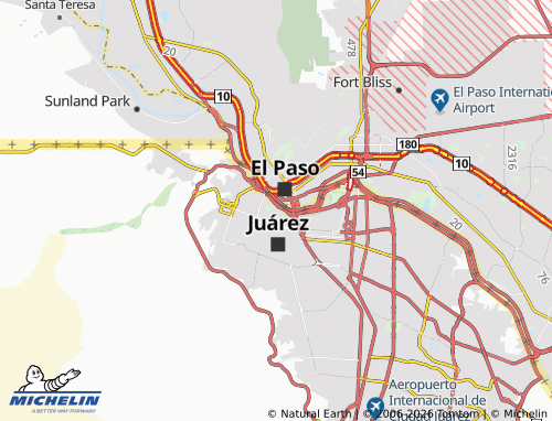 Mappa MICHELIN Zacatecas - ViaMichelin