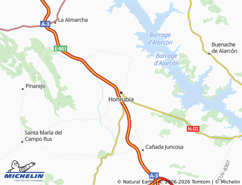 Mappa MICHELIN Honrubia - ViaMichelin