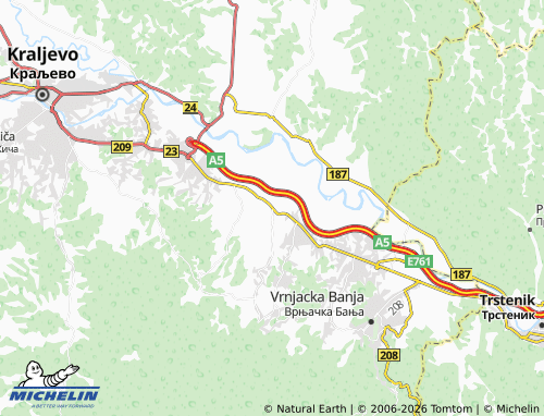 Mapa MICHELIN Podunavci - ViaMichelin