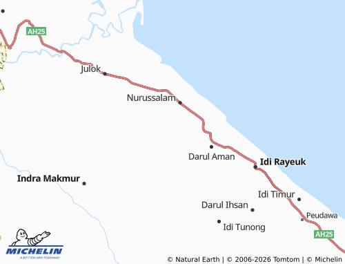 MICHELIN Buket Tualang map - ViaMichelin
