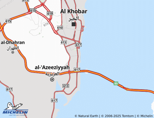MICHELIN Sinaiyat Al Fawaziah map - ViaMichelin