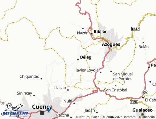 Mapa MICHELIN Déleg - ViaMichelin