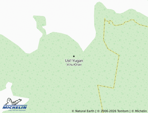 MICHELIN-Landkarte Ust'-Yugan - ViaMichelin