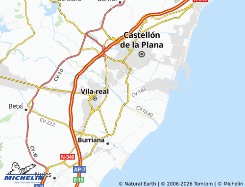 Mappa MICHELIN Almassora - ViaMichelin
