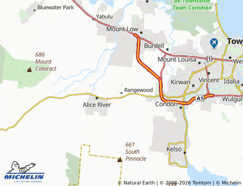 MICHELIN Rangewood map - ViaMichelin