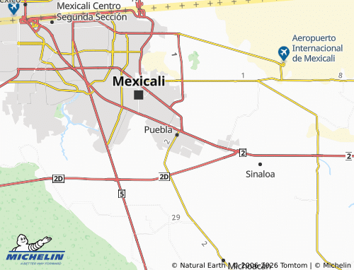 Mapa MICHELIN Puebla - ViaMichelin