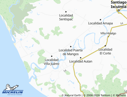 MICHELIN Localidad Cañada del Tabaco map - ViaMichelin