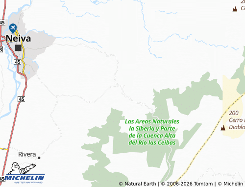 Carte MICHELIN Los Gauchos - ViaMichelin