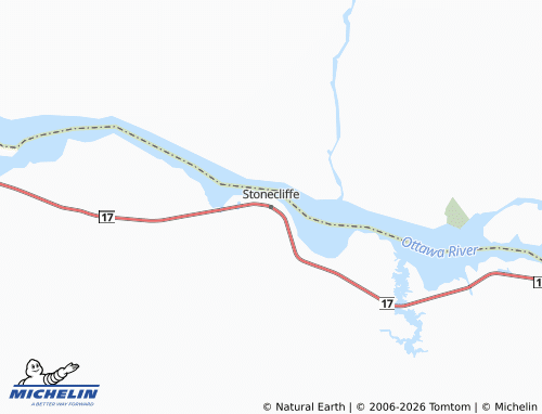 Mappa MICHELIN Stonecliffe - ViaMichelin
