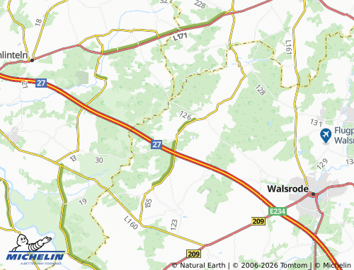 MICHELIN Hamwiede map - ViaMichelin