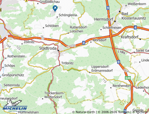 Mapa MICHELIN Ulrichswalde - ViaMichelin