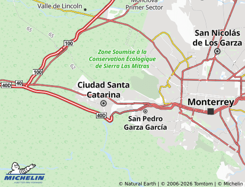 Mappa MICHELIN Balcones de San Humberto - ViaMichelin