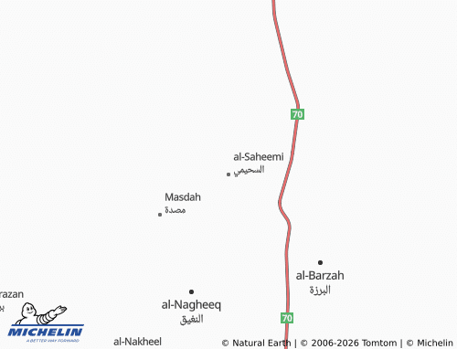 MICHELIN-Landkarte al-Saheemi - ViaMichelin