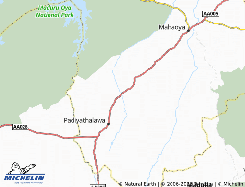 Mappa MICHELIN Pallegama - ViaMichelin