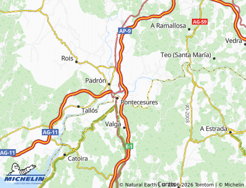 Mapa MICHELIN Cortiñas - ViaMichelin