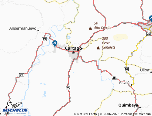 Carte MICHELIN San Juan de La Cruz - ViaMichelin