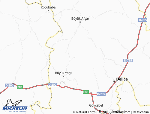 MICHELIN Derekışla map - ViaMichelin
