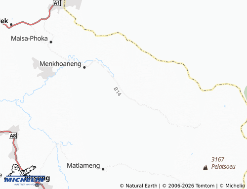 Mappa MICHELIN Mahlabatheng - ViaMichelin