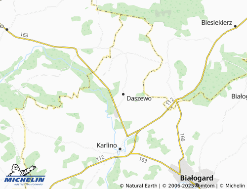 Mappa MICHELIN Daszewo - ViaMichelin