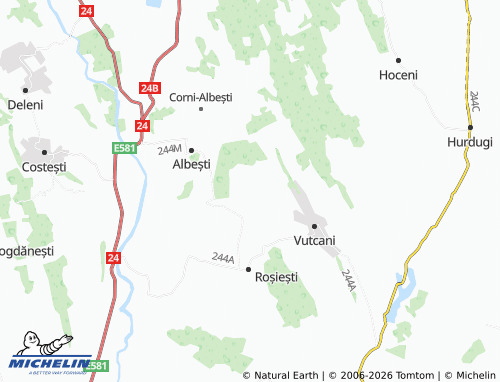 Mappa MICHELIN Codreni - ViaMichelin