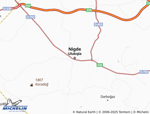 MICHELIN Kadılar map - ViaMichelin