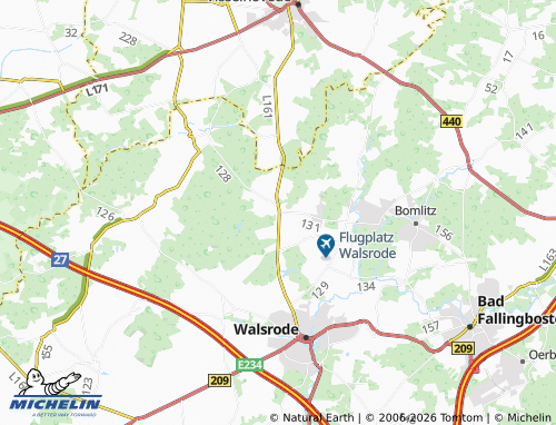 MICHELIN Ebbingen map - ViaMichelin