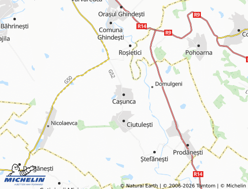 MICHELIN-Landkarte Cașunca - ViaMichelin