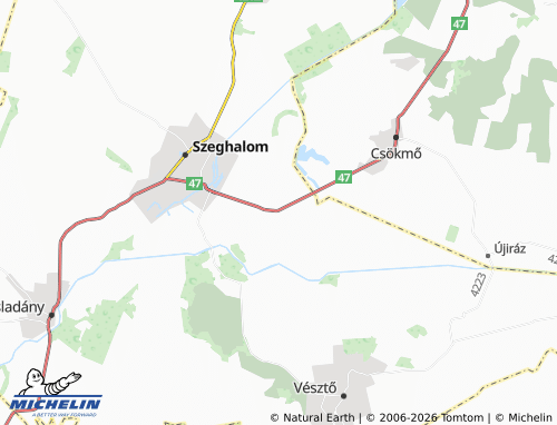 Mapa MICHELIN Halas - ViaMichelin
