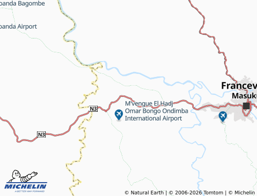 MICHELIN Mboungou map - ViaMichelin