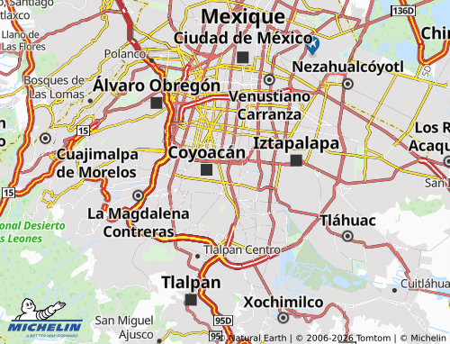 Mappa MICHELIN San Mateo - ViaMichelin